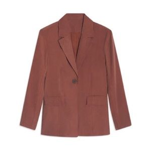 Weworewhat Size S, use once. Chocolate, brown, stylish, lightweight blazer